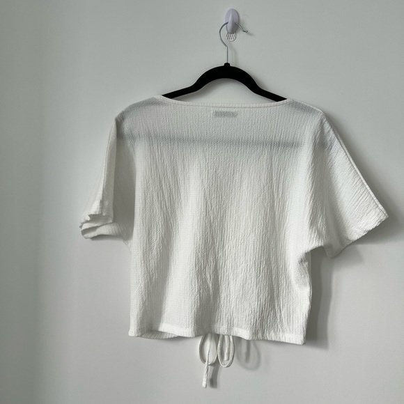 ZARA White Cropped Top - Picture 3 of 3